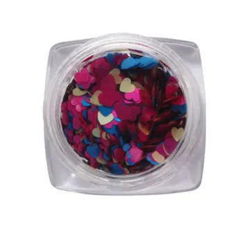 

Fashion Nail Sequins Love Heart Shape Sequins for Nails Arts Manicure/Sewing Craft/Wedding Decoration Nail Art