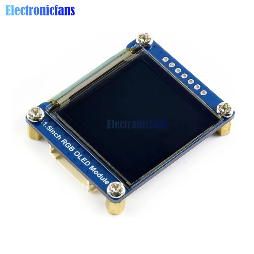 1.5inch RGB OLED Screen Display Module SSD1351 Driver 128X128 16-bit High Color Display Supports for Raspberry Pi /Arduino/STM32