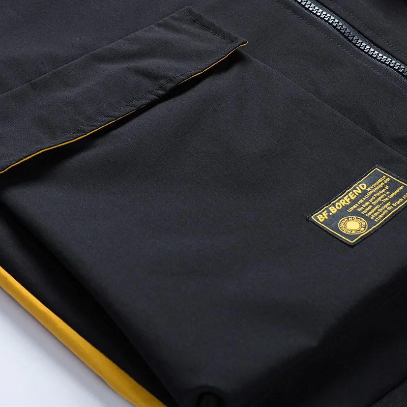 Мужская куртка бомбер 2020 Новая повседневная Модная приталенная мужская верхняя