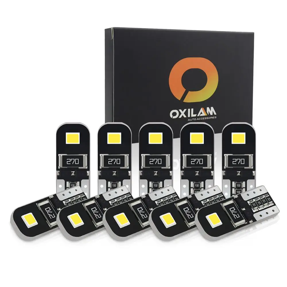 

10x T10 Led Canbus W5W Led Interior Lights for BMW f10 f20 f11 e87 e46 e36 e60 e90 e39 x5 e53 e70 Error Free Auto Led Lamps 12V