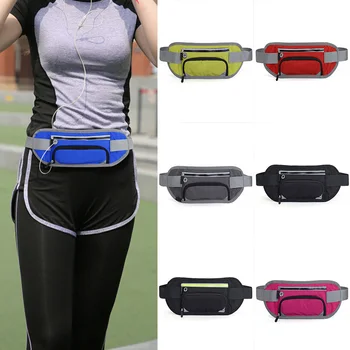 

Invisible Sports Waistbag Water Bottle Bag Running Waist Bags Reflective Stripe Waist Belt Packs Fitness Phone Pouch XR-Hot