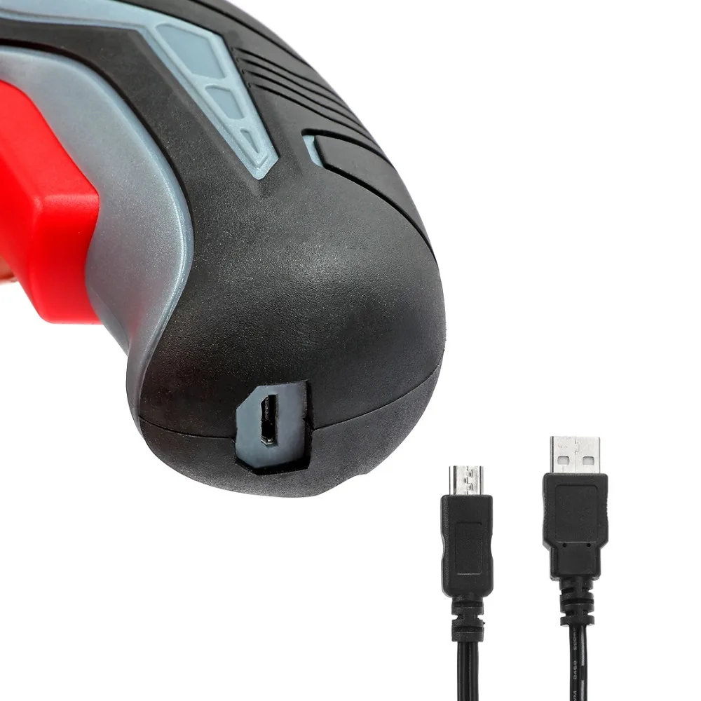 WORKPRO 3,6 V USB Беспроводная электрическая отвертка Бытовая перезаряжаемая литий-ионная отвертка