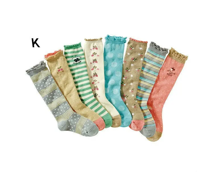 

Nissen Spring And Autumn New Style Crew Socks Orders Exported to Japan Girls'socks Cotton Sweat Absorbing Hose CHILDREN'S Socks