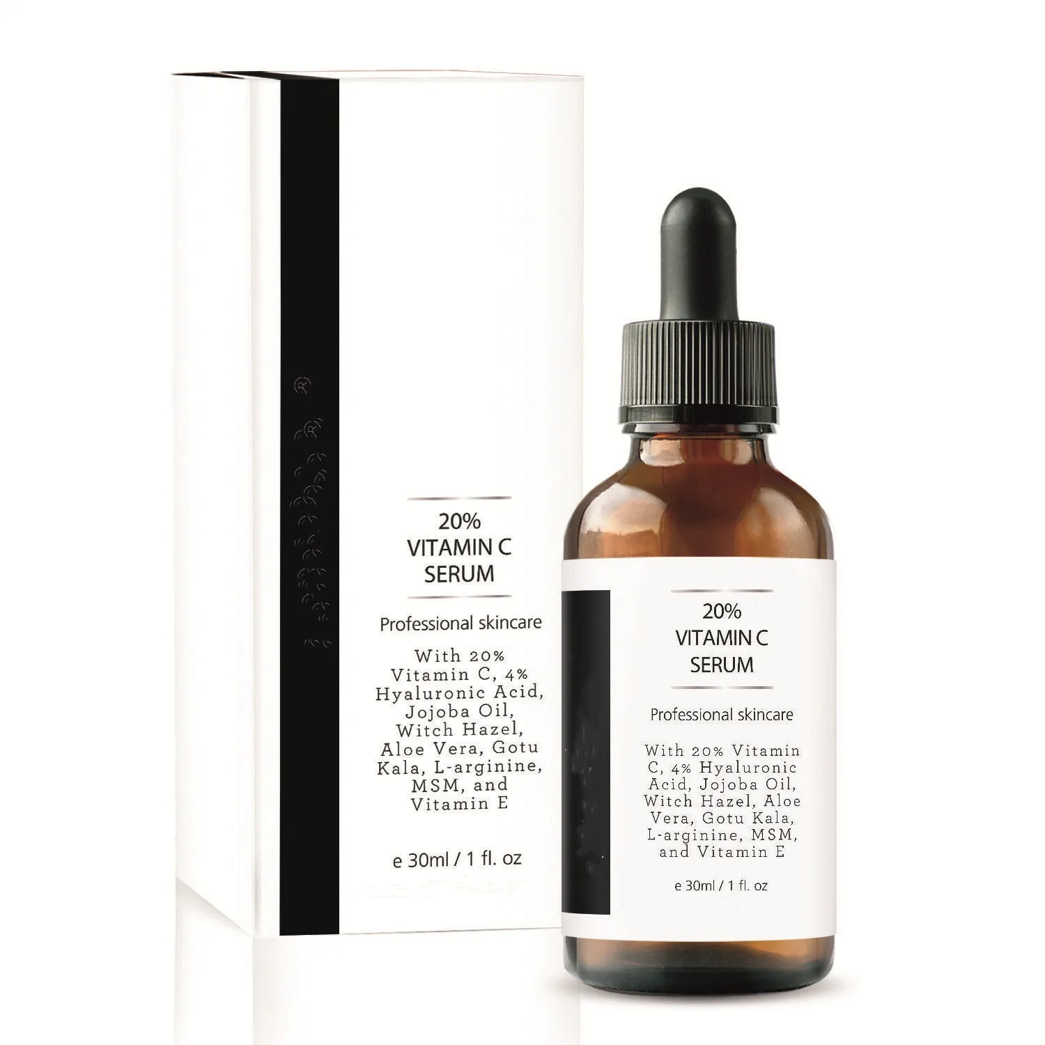 

20% Vitamin C Serum (with 4% HA, 2.5% L-Arginine, & 1%Ferulic Acid)-30ml/1 fl oz