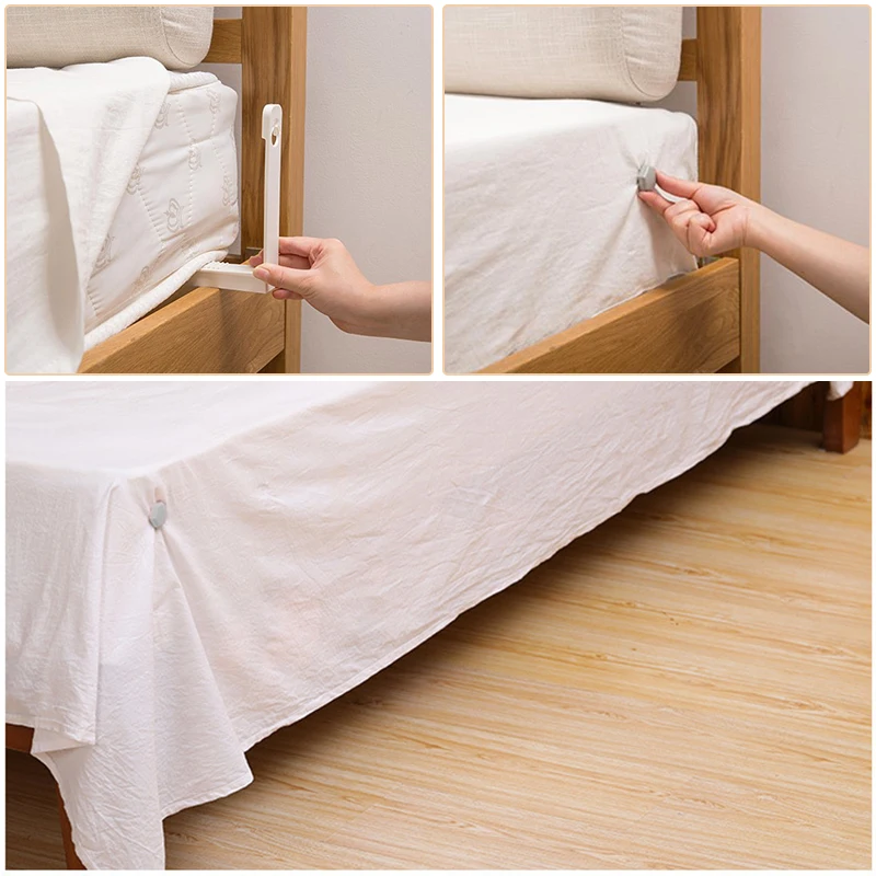 

4Pcs/Set Bed Sheet Clip Non-Slip Quilt Covers Sheet Holders Gripper Fastener Clips for Bed and Sofa