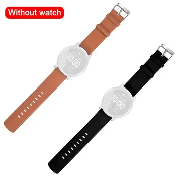 

NEW Bracelet Genuine Leather Watch Band Strap for Haylou Solar LS05 Replacement Wrist band strap Accessories