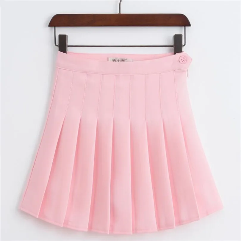 INDJXND плиссированная юбка, XS-XXL, высокая талия, трапециевидная Женская юбка, прошитая плиссированная юбка, эластичная резинка на талии, красивые юбки для танцев для девочек
