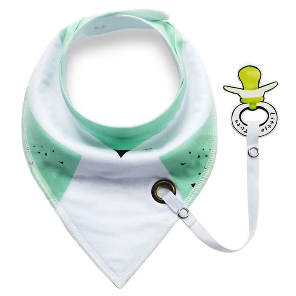 Милый водонепроницаемый нагрудник для новорожденных девочек и мальчиков, хлопковый водонепроницаемый нагрудник для новорожденных, треугольный Нагрудник слюнявчик полотенце