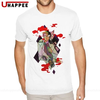 

High Quality Explosive Duo T Shirt JoJo's Bizarre Adventure Tshirt for Men Rock Short-sleeved Couple Shirts