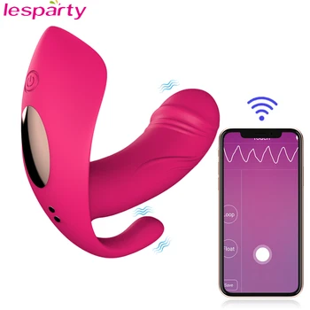 Wear Dildo Butterfly Vibrator Sex Toys for Couple Long Distance App Wireless Remote Control Vibrator for Women Vibrating Panties 1