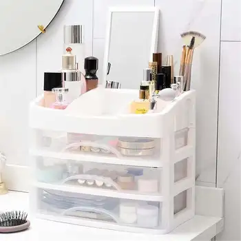 

Box Storage-Box Jewelry-Container Cosmetic Jewelry Storage Drawer Clear Drawers Makeup Case Cosmetic Organizer Storage Box