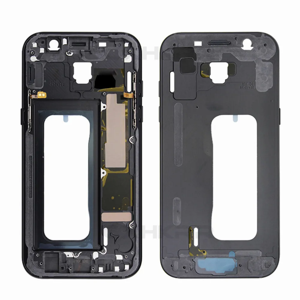 Для samsung Galaxy A5 A7 A520 A720 средняя рамка корпуса с боковой кнопкой включения и выключения питания