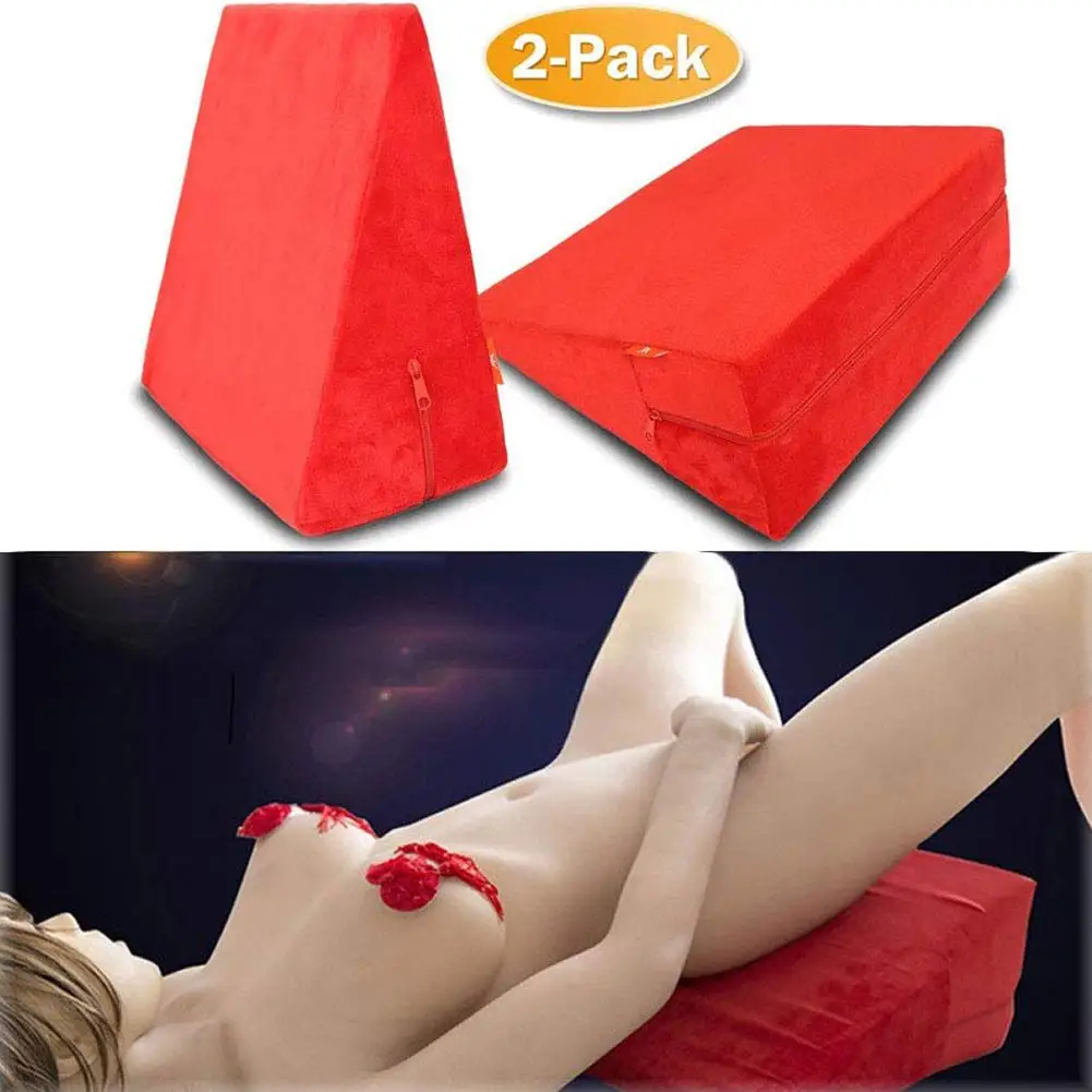 

1 Pcs Wedge Pillow Cushion for Couples Position Adult Toy Women Couple Furniture Portable Ramp Support Triangle Positioning