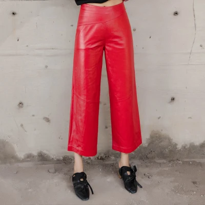 

2019 New Fashion Real Sheep Leather Pants BP32