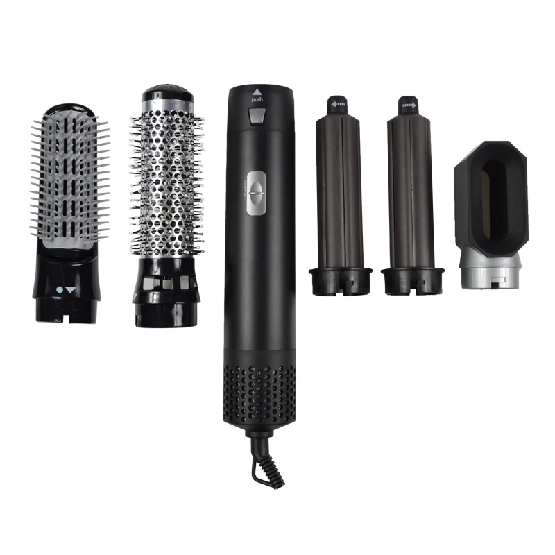 

5 in1 black color Hair Curlers Styling Care Interchangeable Curling Wand 5 Piece Set with Hair Curler Clip Hair Styling Tool