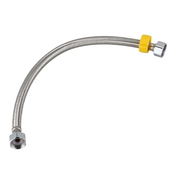 

Shower Water Heater Flexible Braided Hose Tube Pipe 40cm Silver