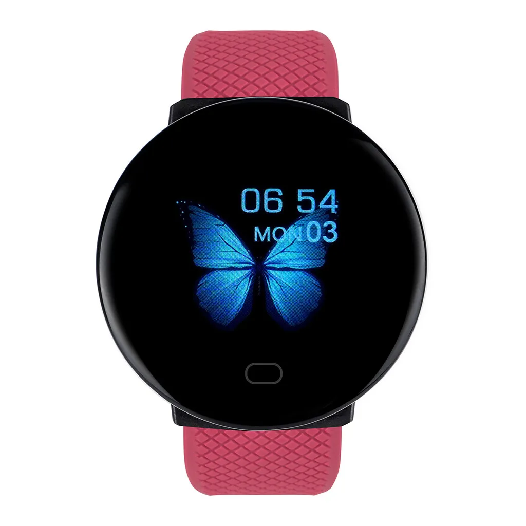 D19 Smart Watch Women Men Smartwatch Quality IP65 Waterproof Blood Pressure Heart Rate FitnessTracker sports Smartwatch  20J24 