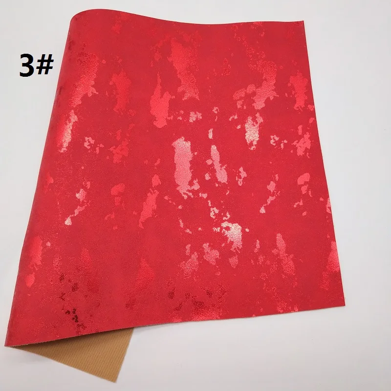 Mini Roll 30x134CM RED Glitter Fabirc, Metallic Synthetic Leather Fabric, Felt Dots Roll For Making Bows LEOsyntheticoDIY SK199 - Цвет: 3