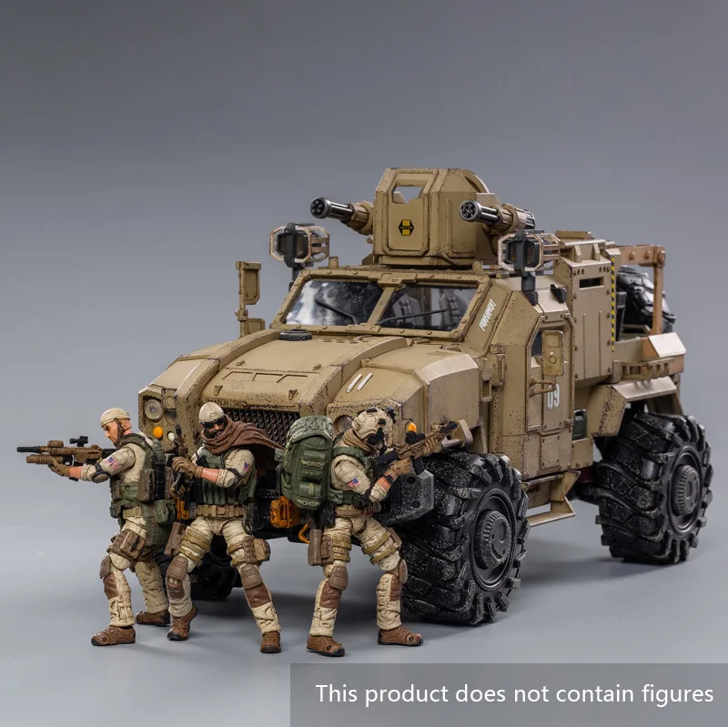(В наличии товар) JOYTOY 1/18 Crazy Reload SUV внедорожник автомобиль песочного цвета