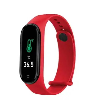 

M4pro temperature bracelet Heart rate blood pressure sleep monitor waterproof temperature exercise bracelet