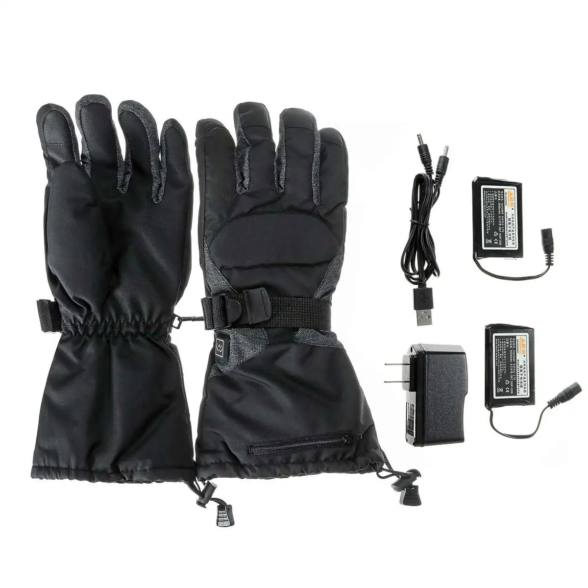 Уличные электрические тепловые перчатки водонепроницаемые перчатки с подогревом перчатки с сенсорным экраном на батарейках перчатки для езды на мотоцикле и велоспорта зимние лыжные перчатки