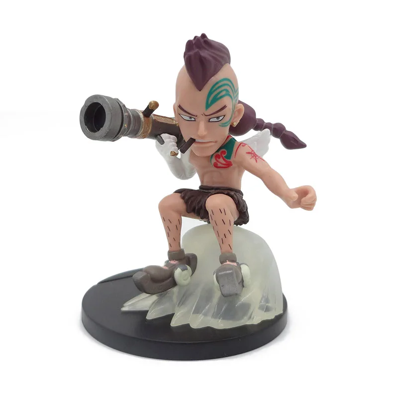 Аниме масштаб 1/10 окрашенная фигурка One Piece Sky Piea Shandia Viper WCF мини Экшн-фигурка из ПВХ