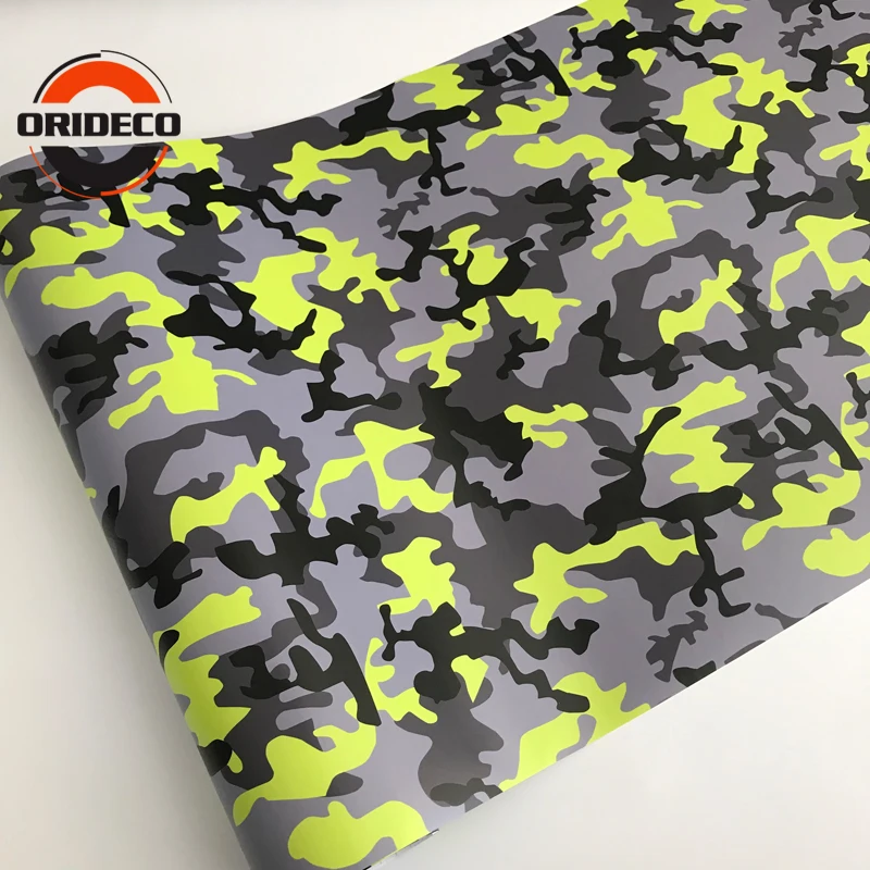 Hot Sale Light Green Gray Black Camouflage Vinyl Car Wrap PVC Adhesive Camo Film For Truck Hood Roof Motors