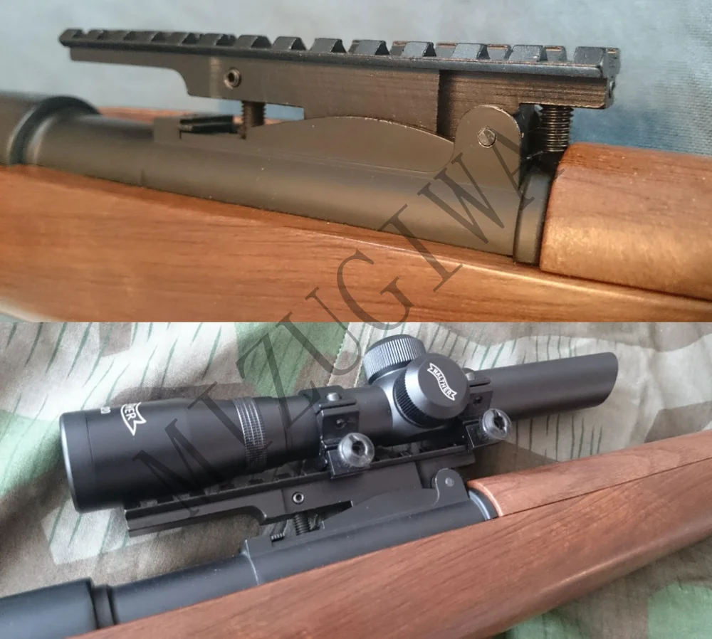 MIZUGIWA Scope Mount Mauser K98 / Turkish VZ 24 Scout Weaver 20 мм адаптер Picatinny Rail 13 слотов 135 страйкбол| |