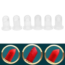 6 видов 12,1 мм губная помада формы хорошее Применение губная помада плесень Ремесло инструментальные Силиконовые DIY бальзам для губ Форма для косметики держатель
