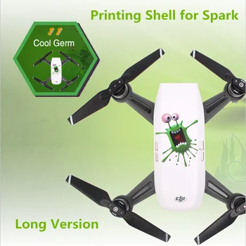 

Sunnylife for DJI Spark Accessories Drone Body Shell Cover Colorful Graffiti Long Printing Housing Color Printed Protection Case