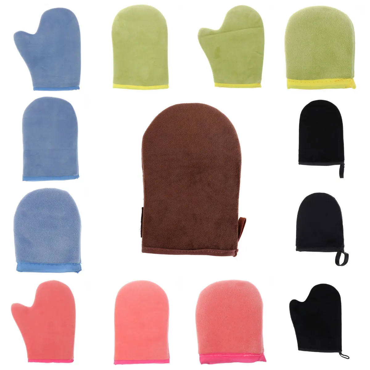 Body Cleaning Glove Self Tanner Reusable Body Self Tan Applicator Tanning Gloves Cream Lotion Mousse Multi-styles