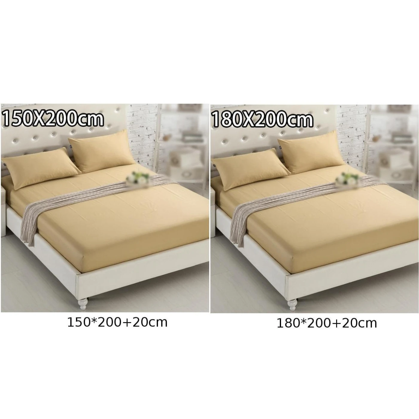 Queen King size простыни постельные принадлежности удобные Чехлы сплошной цвет полностью подогнаны