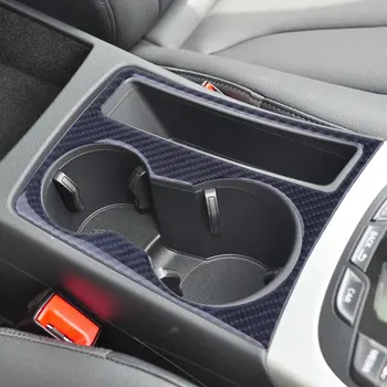 

New Car Interior Water Cup Holder Panel Position Trim Cover Carbon Fiber Decoration Fit for Audi A4 A5 S4 RS5 S5