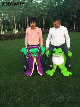 

New Ride On Frog Mascot Constume Cosplay Party Game Dress Outfits Clothing Advertising Promotion Carnival Halloween Xmas Adults