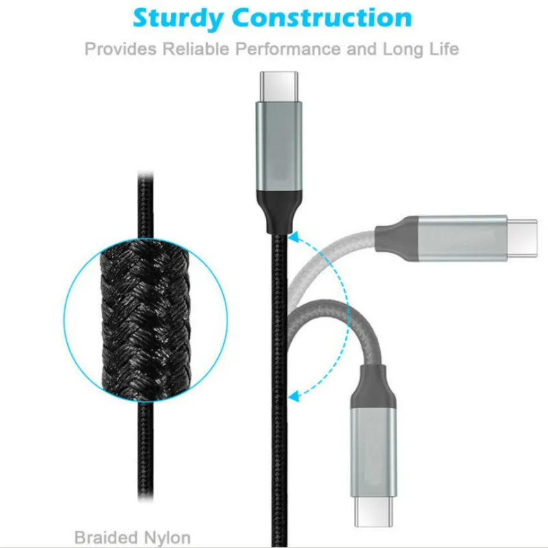 Bozhu USB 3,1 type C к USB C кабель для samsung S9 S8 Note 9 8 PD 60W быстрая зарядка 4,0 USB-C кабель для быстрой зарядки для MacBook Pro