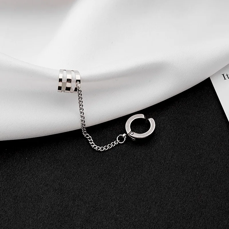 Stud Earrings Ear Clip Earrings Clip Earrings Ear Clip Ear Accessories Stainless Steel Clip Earring 1Pcs