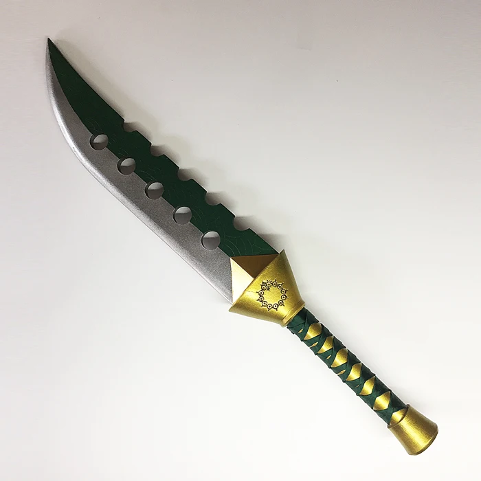 

[Funny] 58cm Seven Deadly Sins Meliodas Demon Sword knife Lostvayne Cosplay Prop Child adult Costume party toy gift