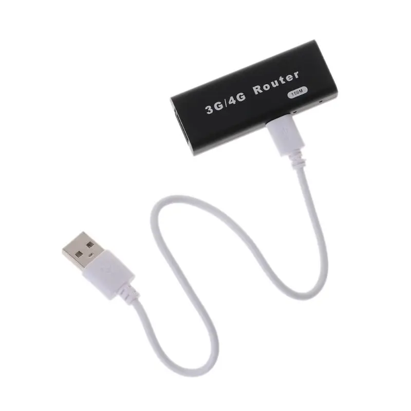 Мини Портативный 3G/4G Wi Fi Wlan точки доступа AP Client 150 Мбит/с USB Беспроводной фрезерный