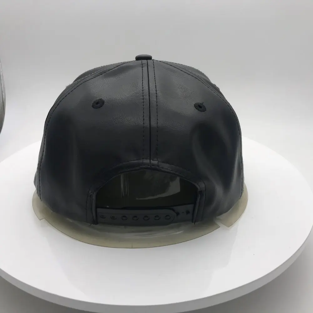 Кожаная бейсболка с 3D вышивкой, бейсболка с плоской вышивкой, дизайнерская Кепка на заказ