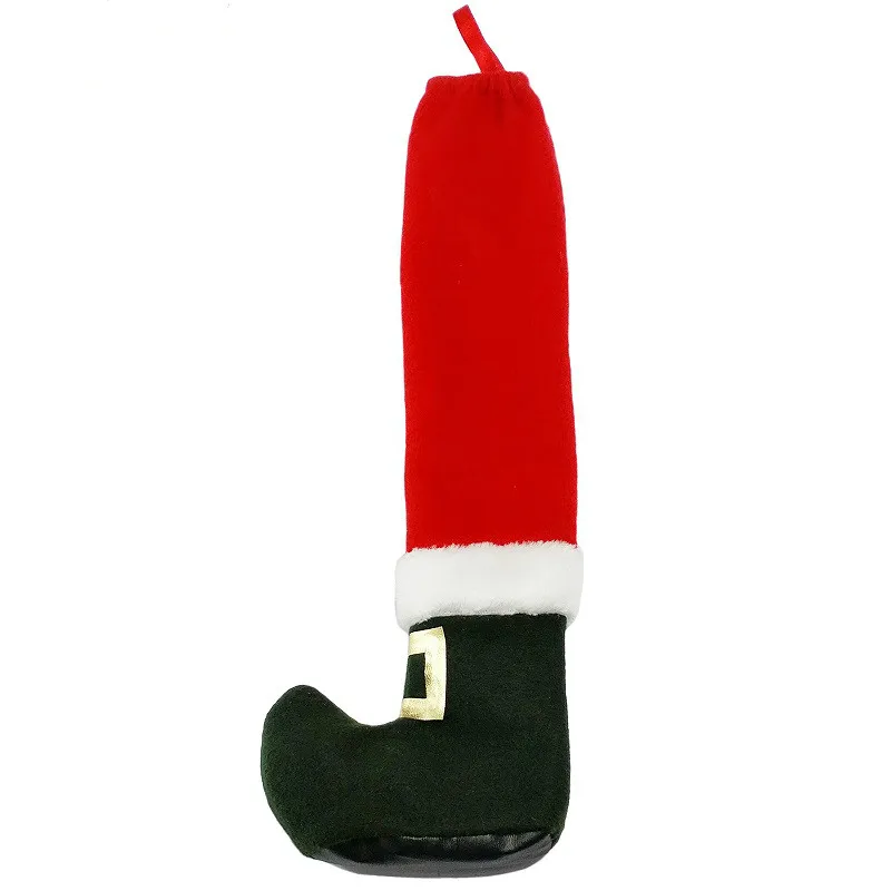 Нескользящие носки для ног Санта-Клауса, эльфа, стула, ножки для стола, украшение для рождественского Рождества, новогодние вечерние изделия для декорации - Цвет: Santa Claus