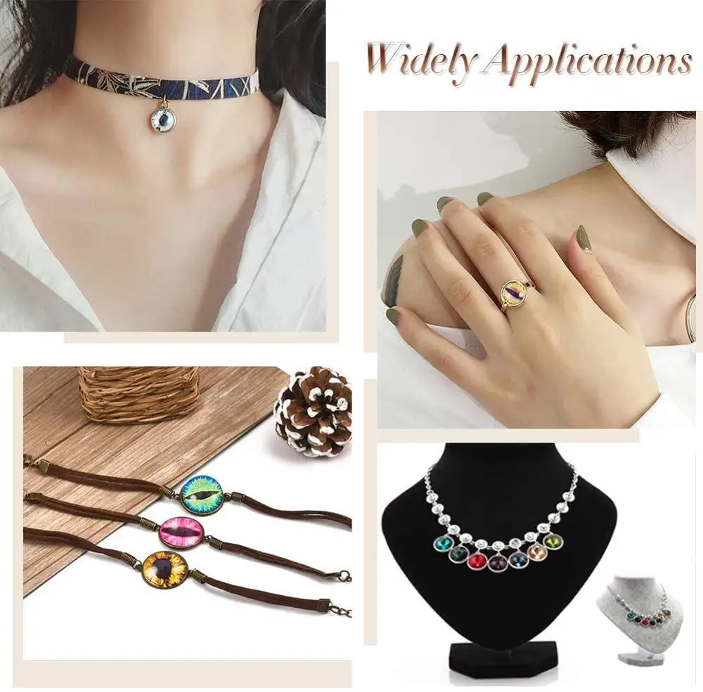 Разноцветные полукруглые/купольные стеклянные кабошоны с принтом 10 12 14 18 20 25 30 мм