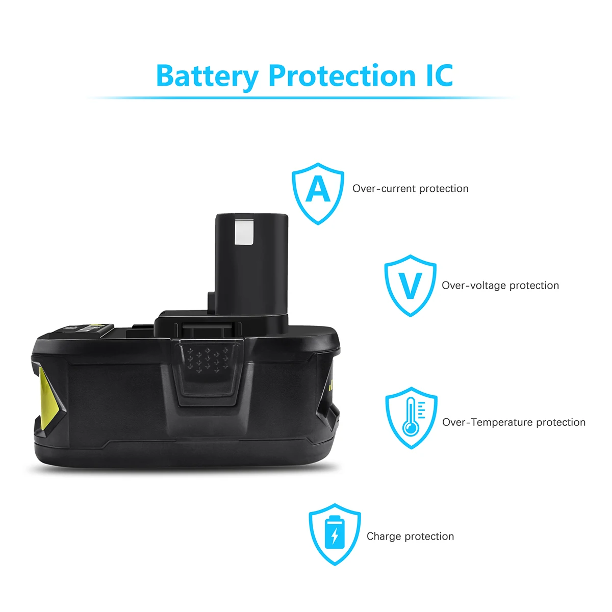 Turpow для Ryobi 4000mAh 18V P108 литий-ионная аккумуляторная батарея для электроинструмента RB18L40 P107 P104 BIW180
