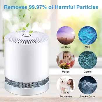 

Air Purifier Air Cleaner Hepa Cleaner AC110-240V 4W Fashion Modern Sterilizer Indoor Low Noise Smog Adsorb Of Formaldehyde