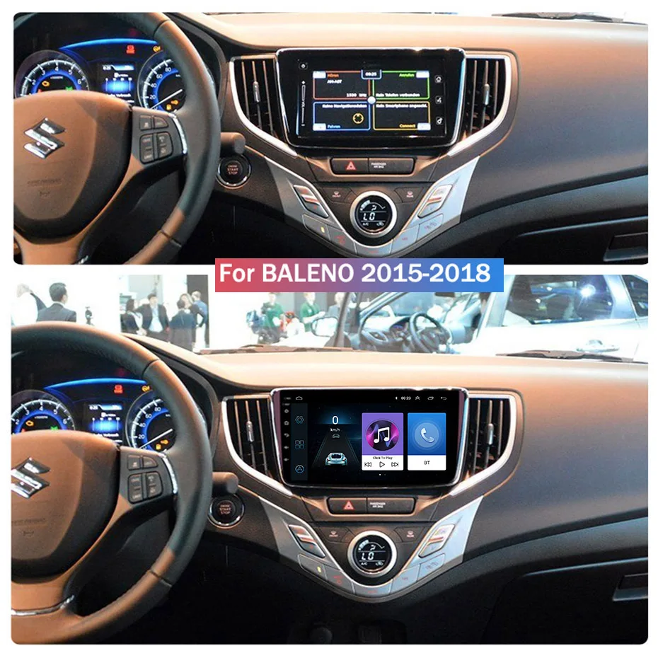 Для Suzuki Baleno- автомобильный Радио Мультимедиа Видео плеер навигация gps Android 8,1 аксессуары SWC BT wifi седан без dvd