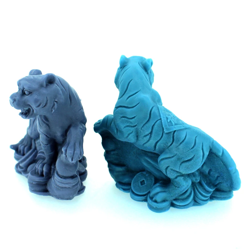 Силиконовая форма для мыла в виде тигра|craft molds|shape siliconeclay mold |