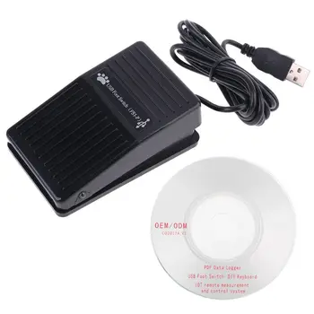 

USB Single Foot Switch Pedal Control Keyboard Mouse PC Game for Dos Win 7 MAC