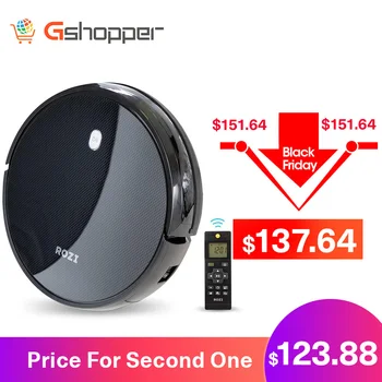 

2020 ROZI Strong Sweep Suction Smart Robot Vacuum Cleaner with Self-Charge 1000PA Suction Power Remote Control with SeisoAI Tech