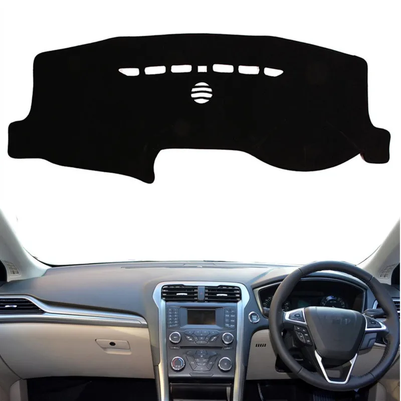 Для Ford Mondeo Fusion 2013 2014 2015 2019 приборной панели крышки коврик панель Dashmat тире козырек