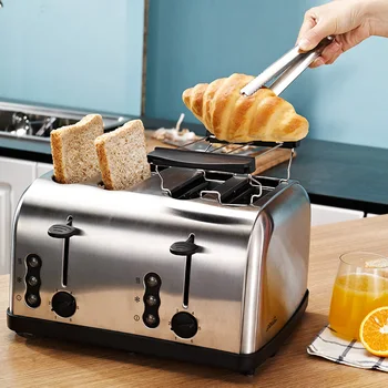 

Bread-Baking-Maker Grill Oven Sandwich Toast Electric-Toaster Stainless-Steel Automatic