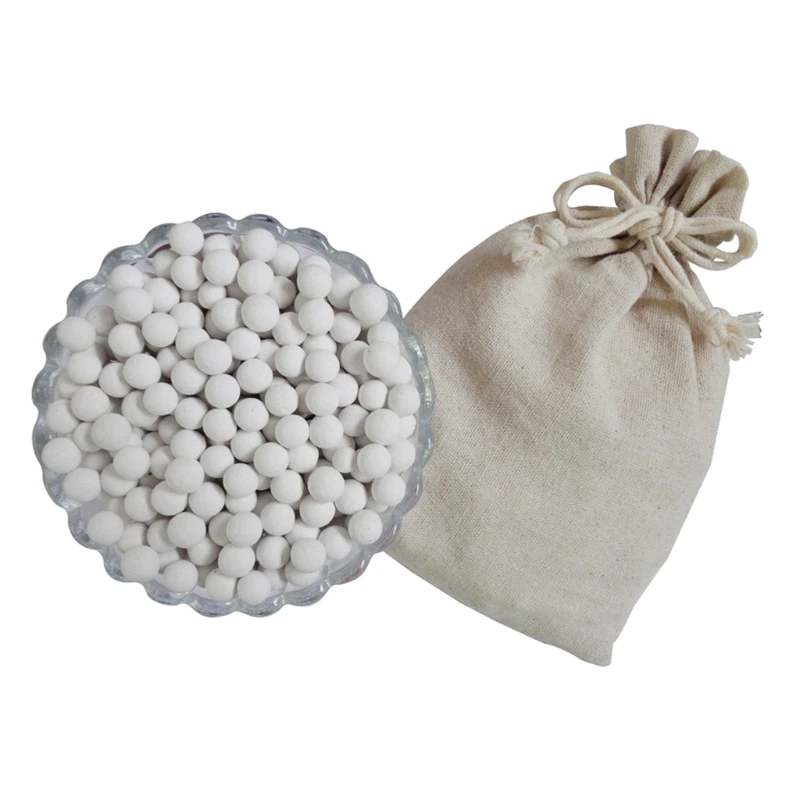 500g Pie Baking Weights Beans Beads Press Stone Ceramic High Temperature Resistance Tools with Storage Drawstring Bag pie baking weights